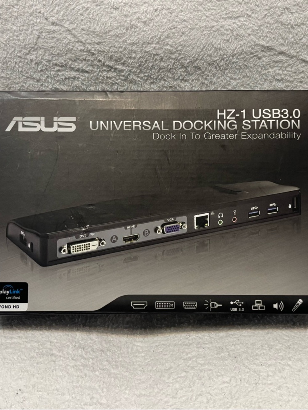 ASUS Universal Docking Station HZ-1 USB 3.0 — Black